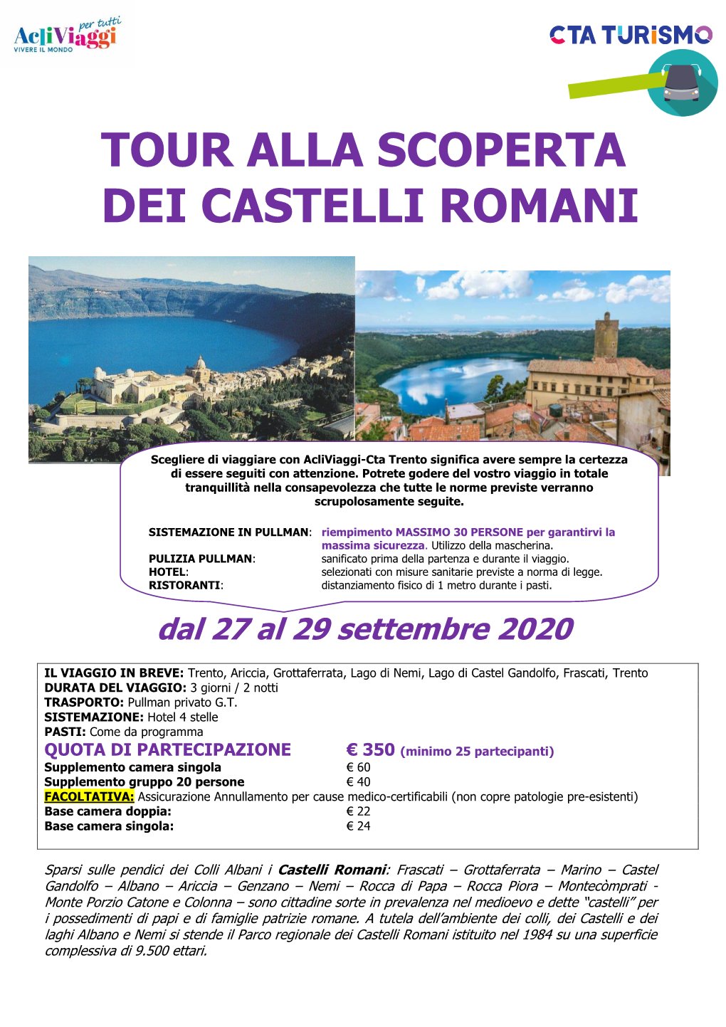 Castelli Romani 3 Gg 2020