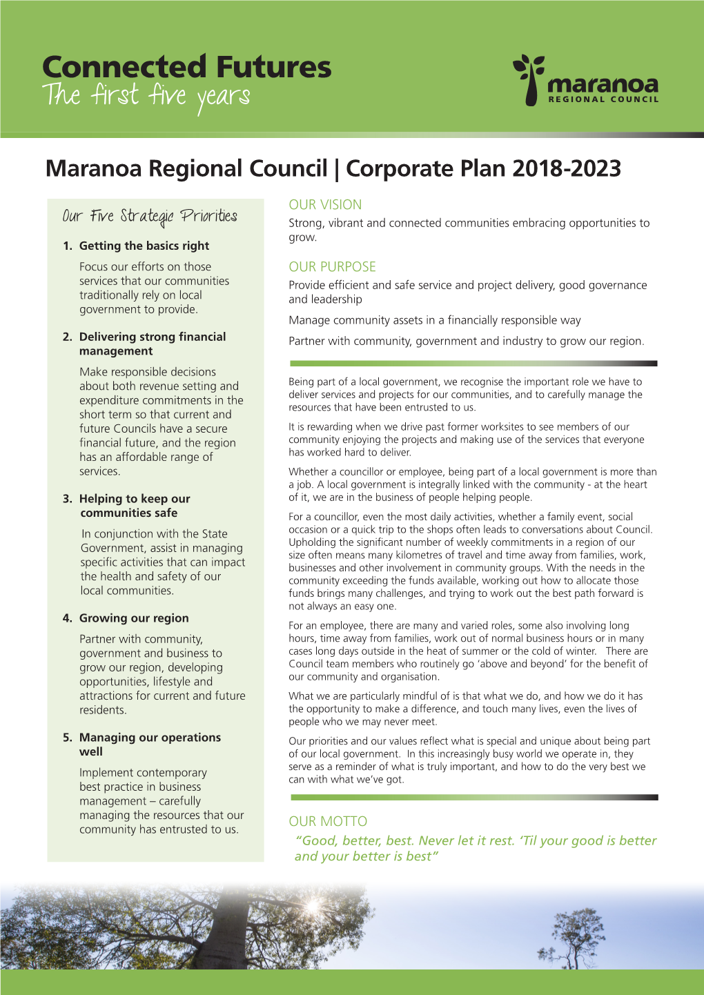 Maranoa Corporate Plan