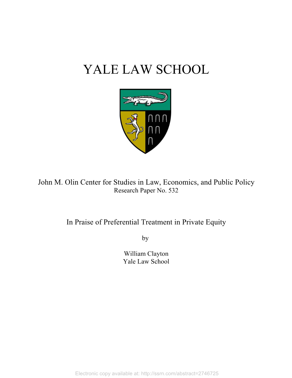 Yale Law School