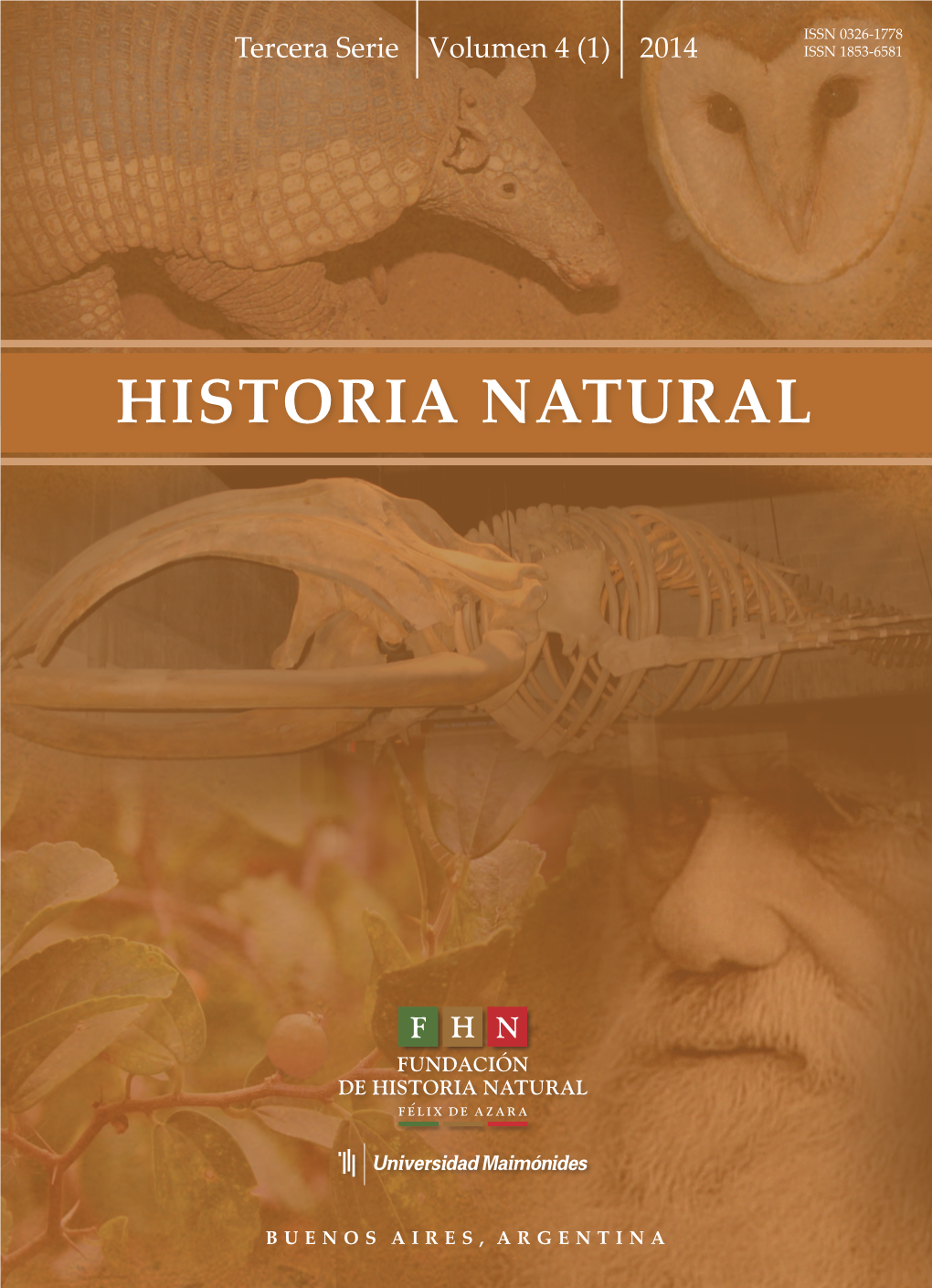 HISTORIA NATURAL Tercera Serie Volumen 4 (1) 2014