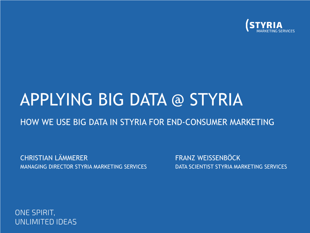 Styria Media Predictive Data Analytics Driving Subscriber Retention