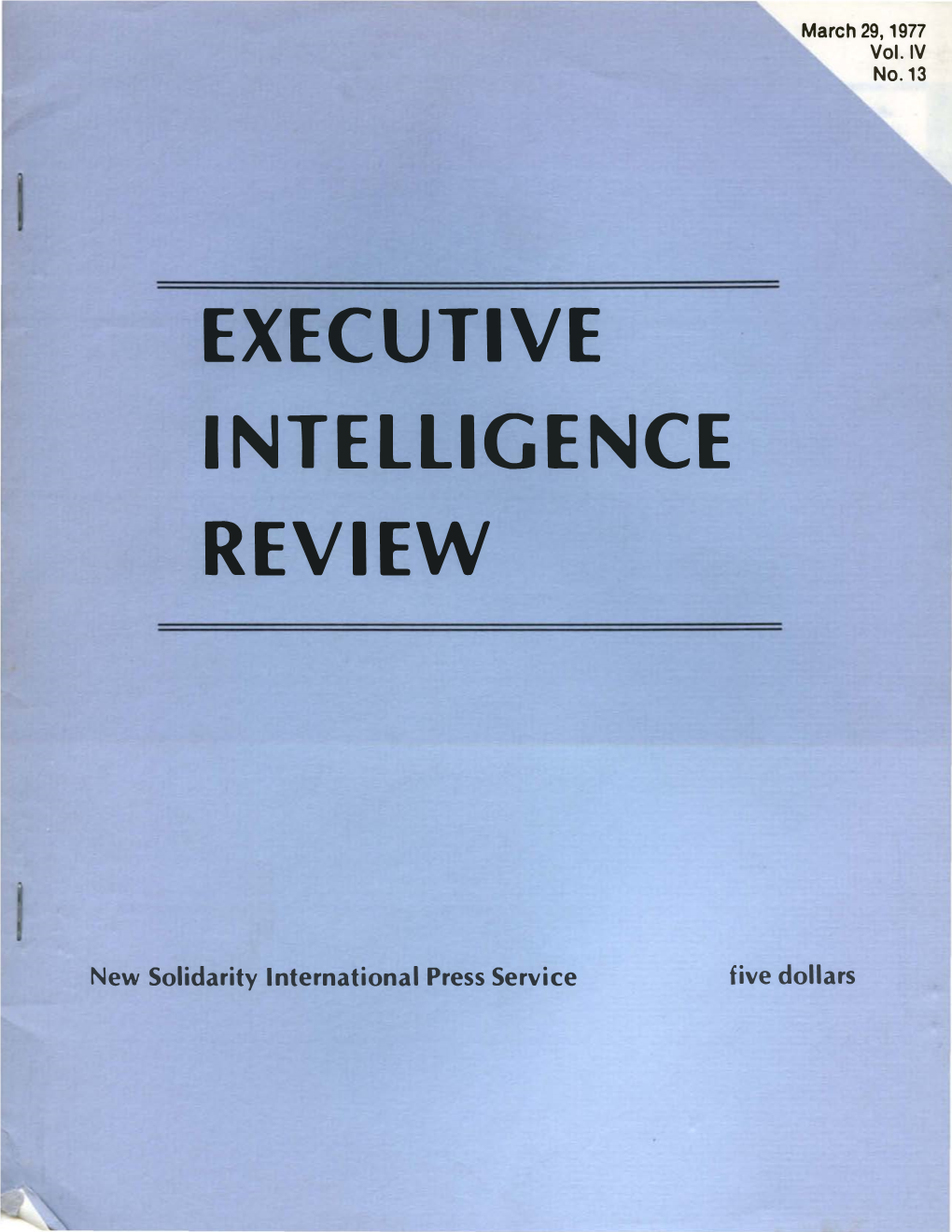 Executive Intelligence Review, Volume 4, Number 13, March 29