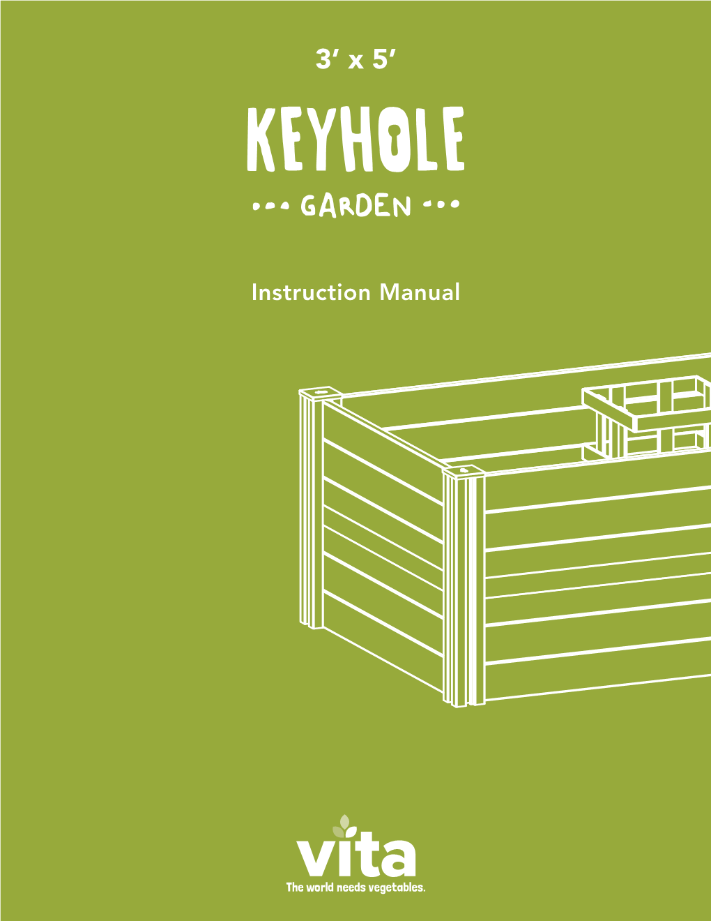 3X5 Keyhole Garden Bed-Instruction REV120416