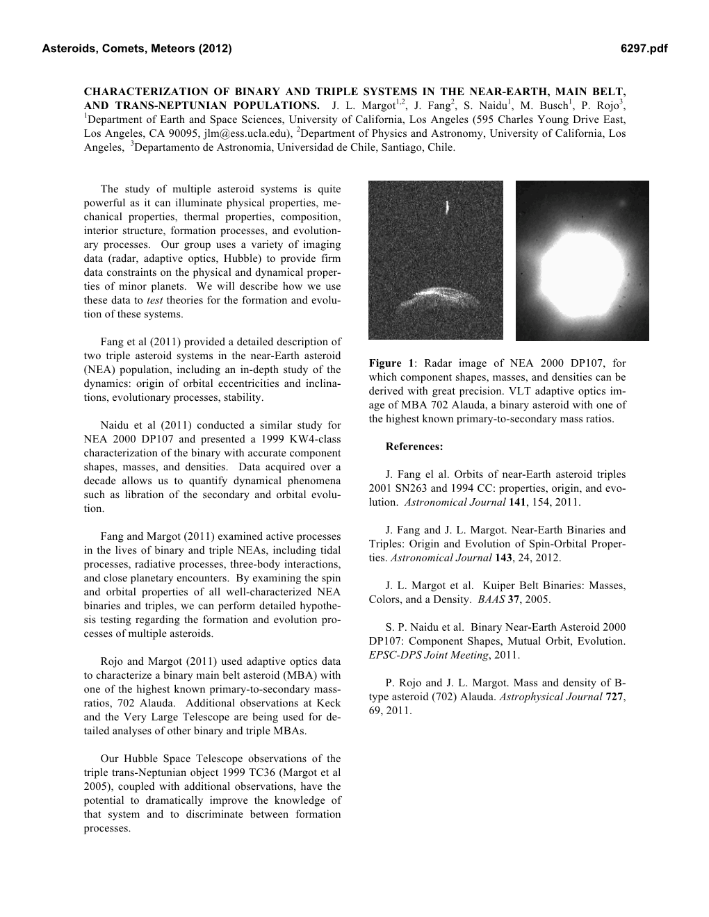 Characterization of Binary and Triple Systems in the Near-Earth, Main Belt, and Trans-Neptunian Populations