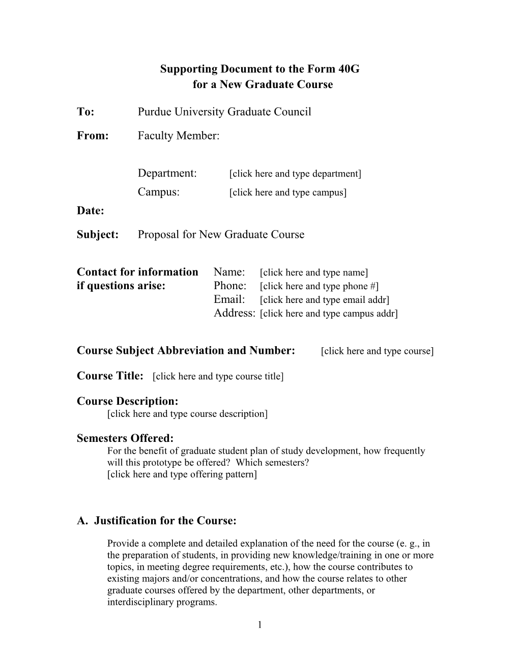 Supporting Document to the Form 40G