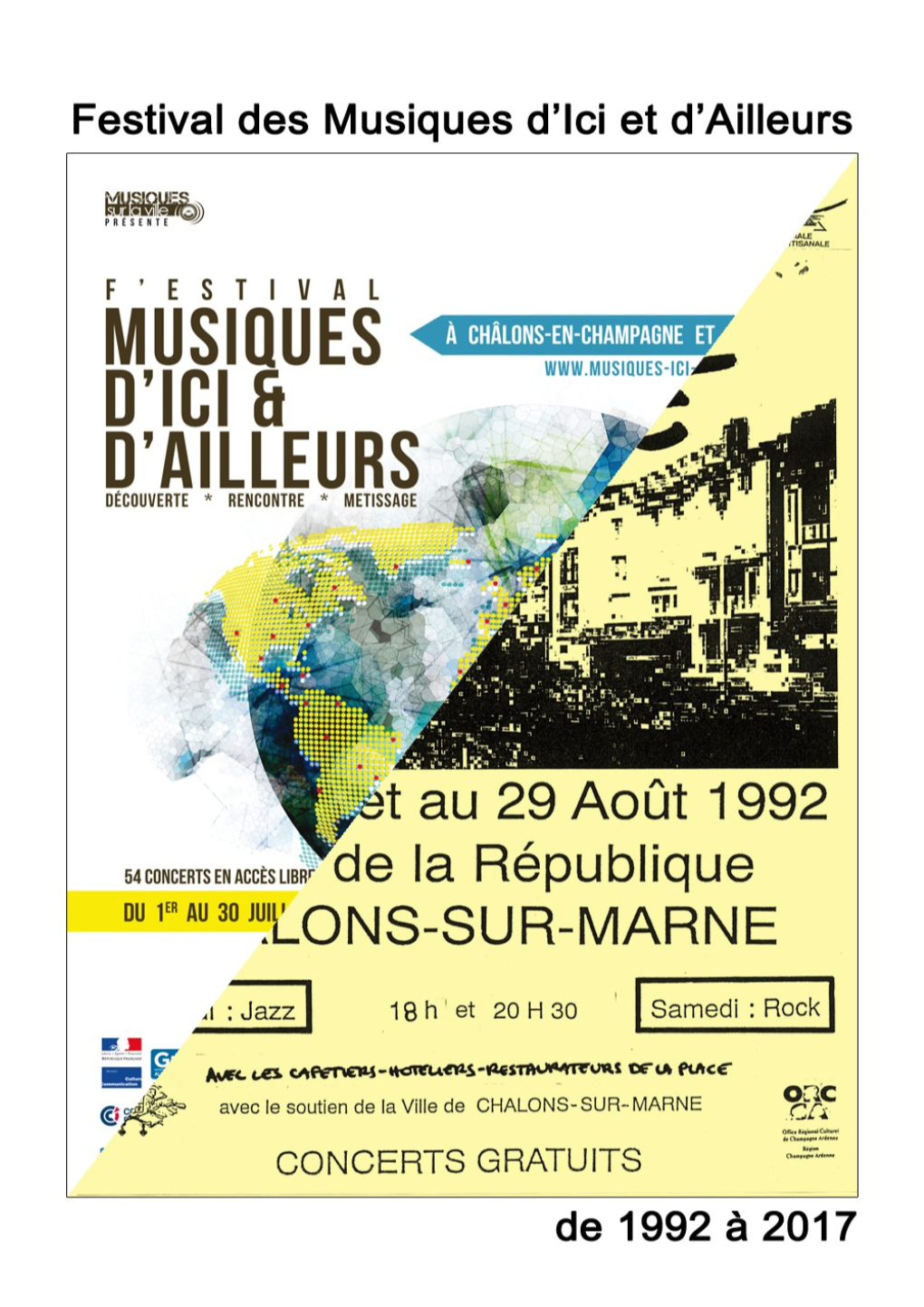 Historique De La Programmation Du Festival Depuis 1992