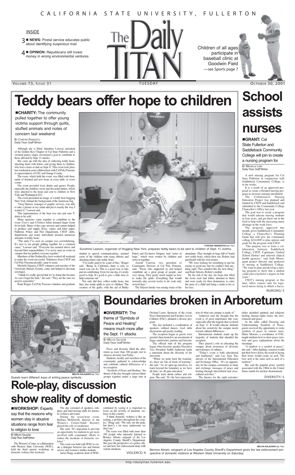 Teddy Bears Offer Hope to Children