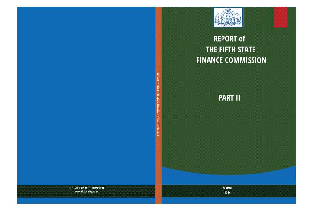 Report of the Fifth State Finance Commission Part II