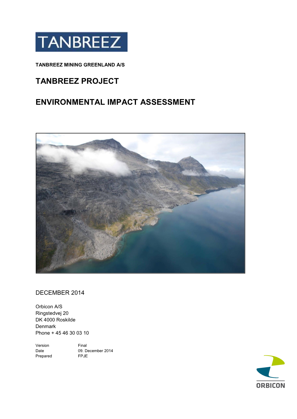 Tanbreez Mining Greenland A/S