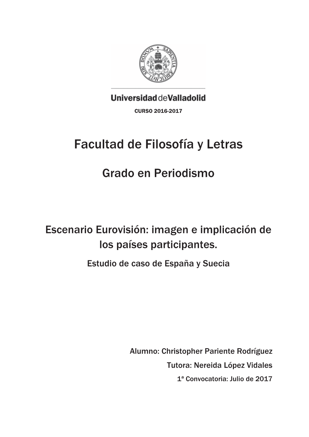 Facultad De Filosofía Y Letras