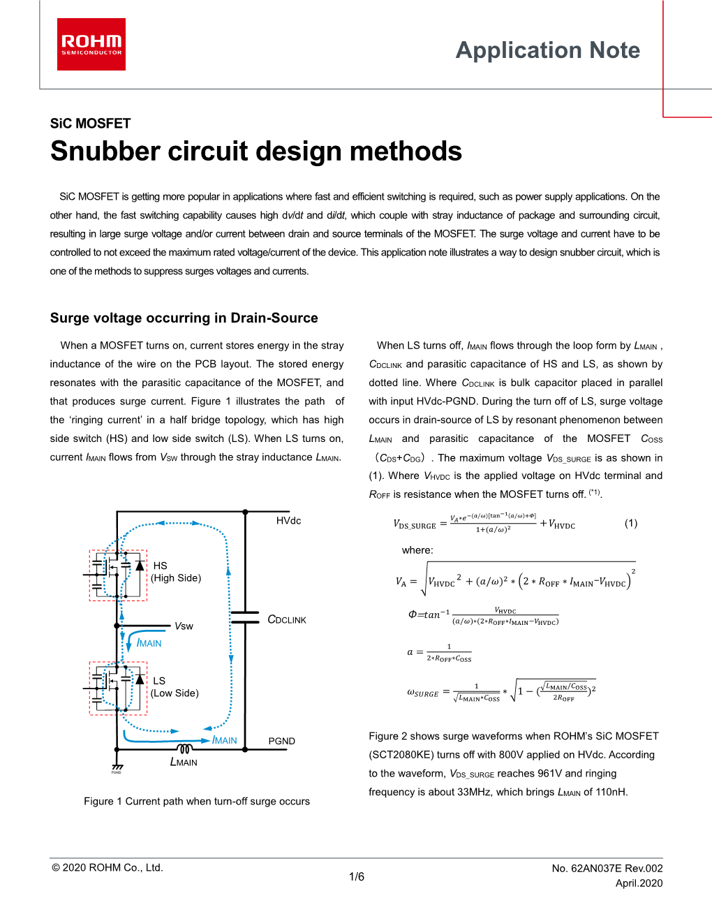Snubber Circuit Design Methods