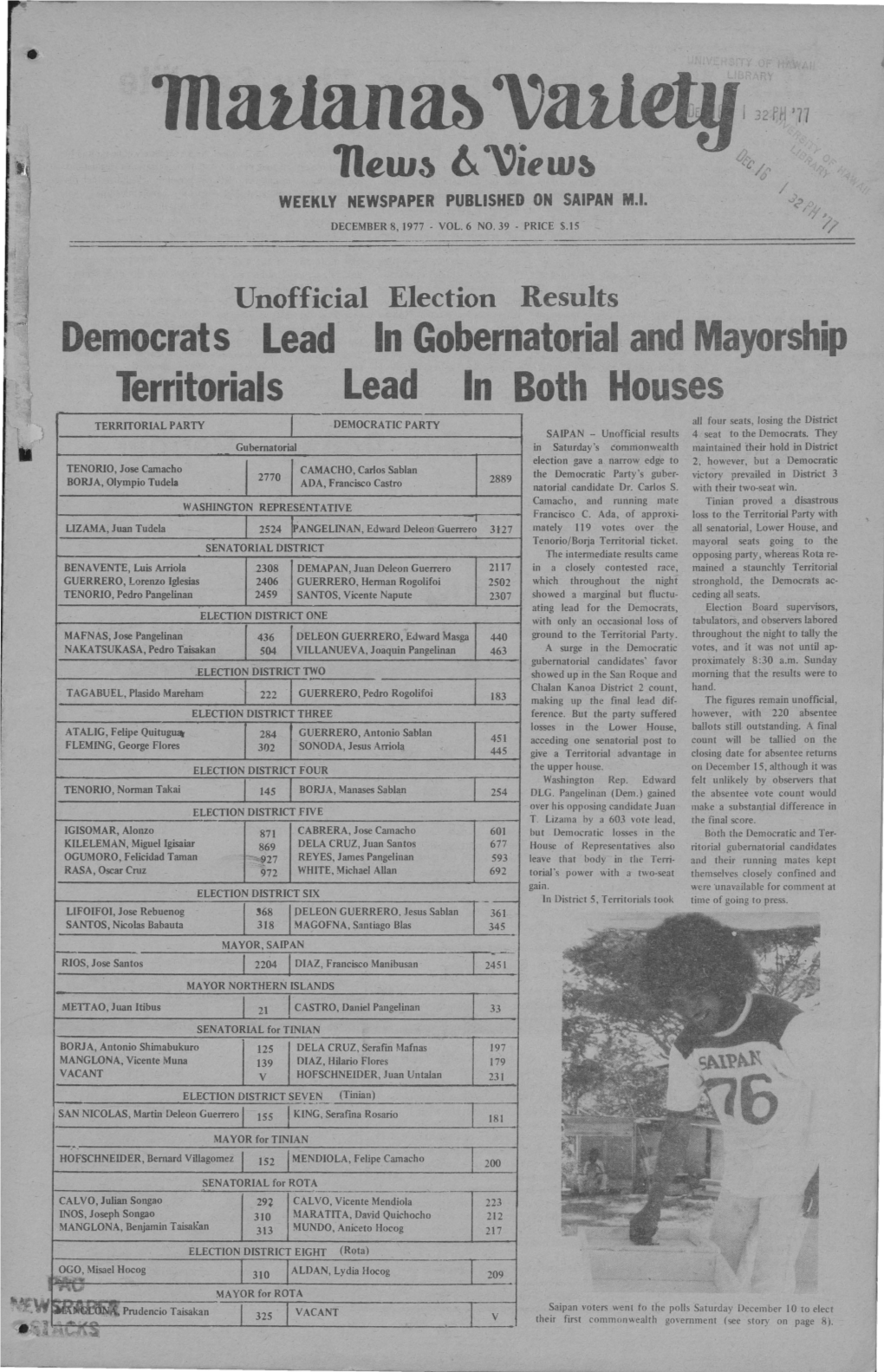 Democrats Lead in Gobernatorial and Mayorship Territorials Lead in Both