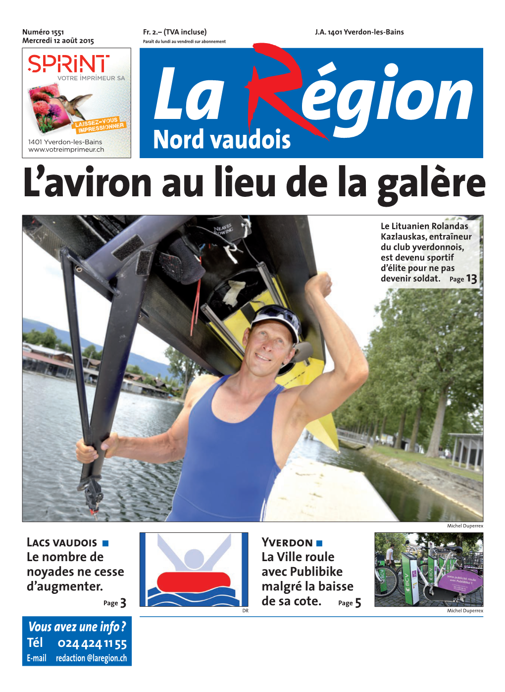 L'aviron Au Lieu De La Galère