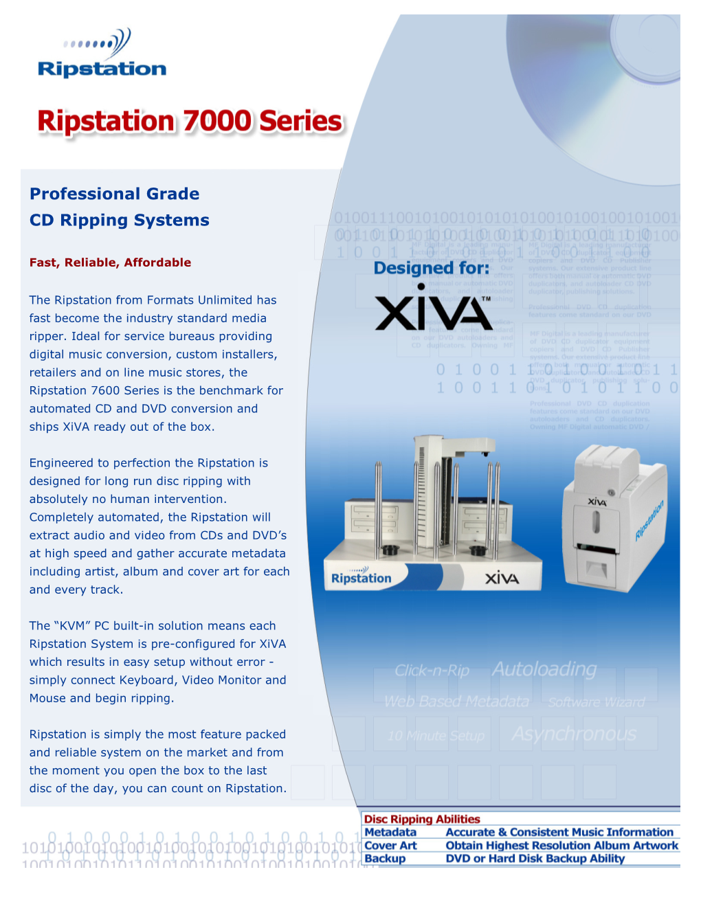 Professional Grade CD Ripping Systems