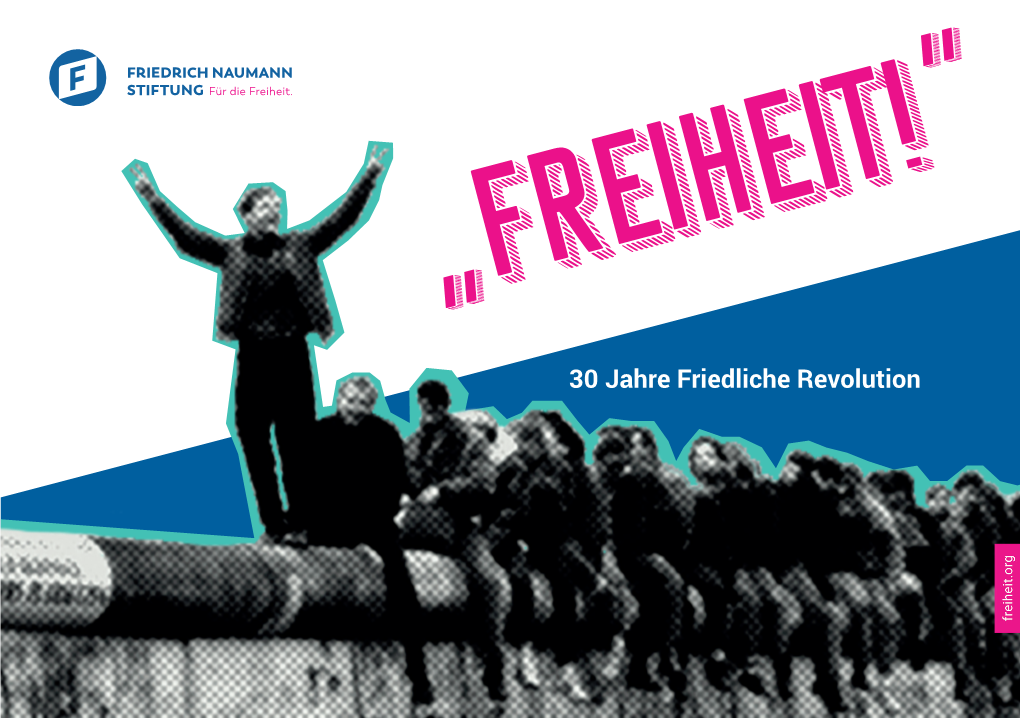 30 Jahre Friedliche Revolution Impressum