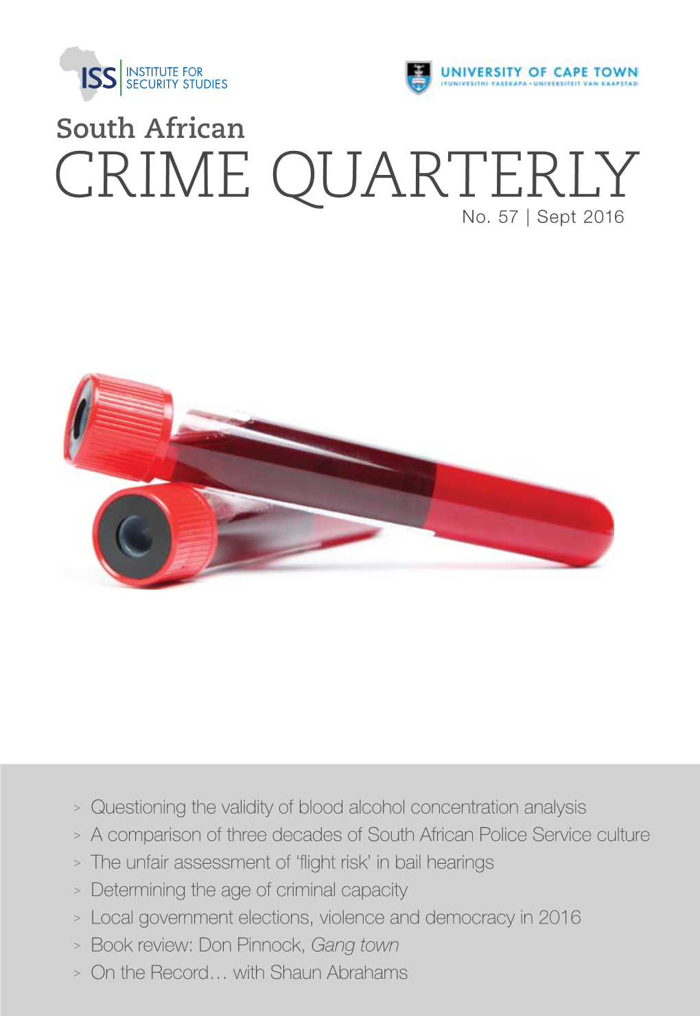 South African Crime Quarterly 57