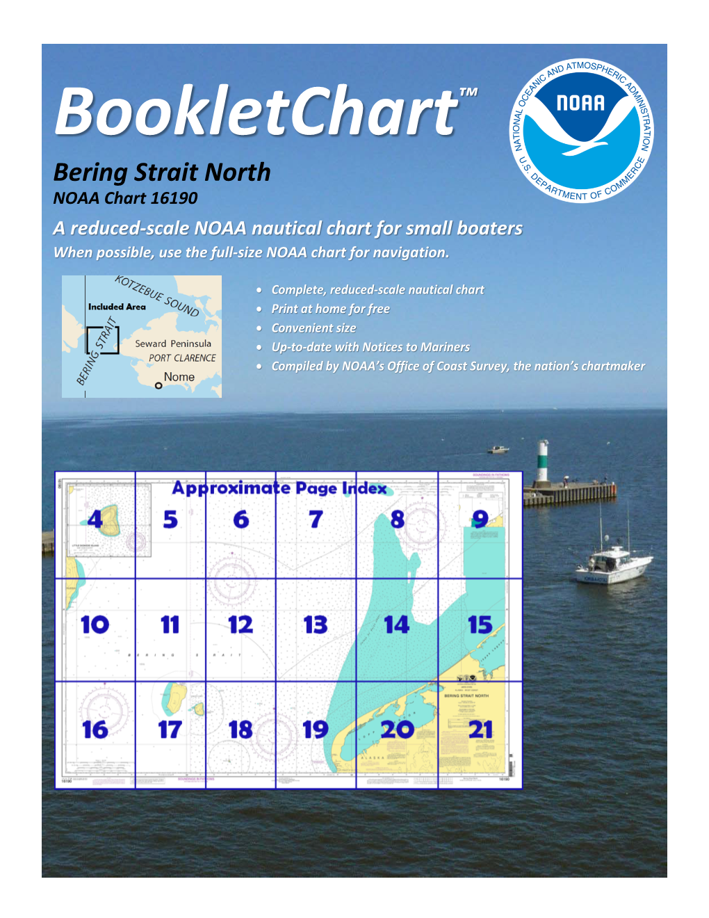 Bookletchart™ Bering Strait North NOAA Chart 16190