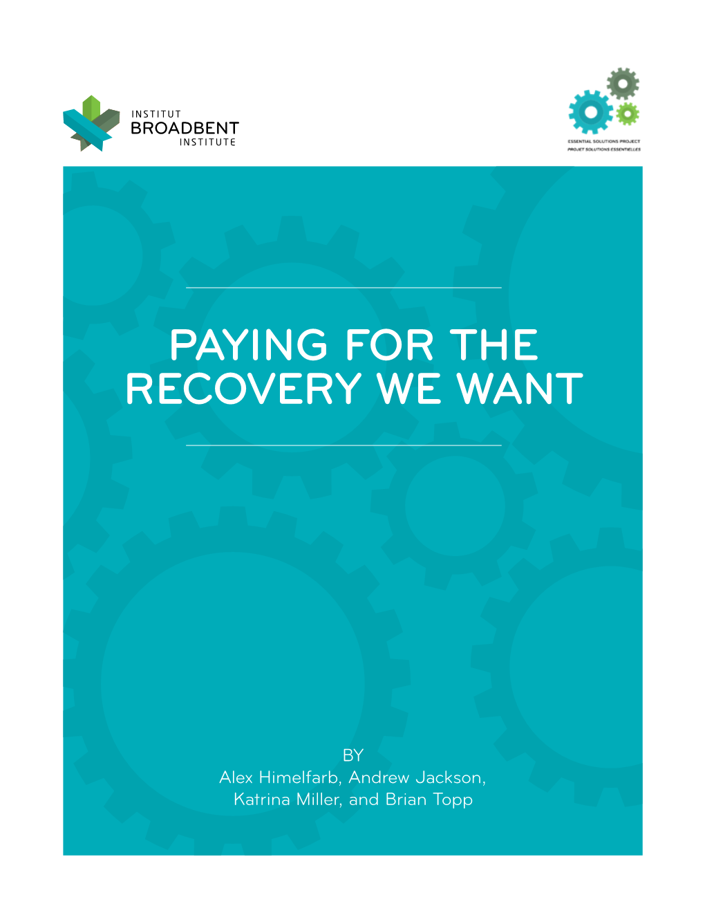 Paying for the Recovery We Want