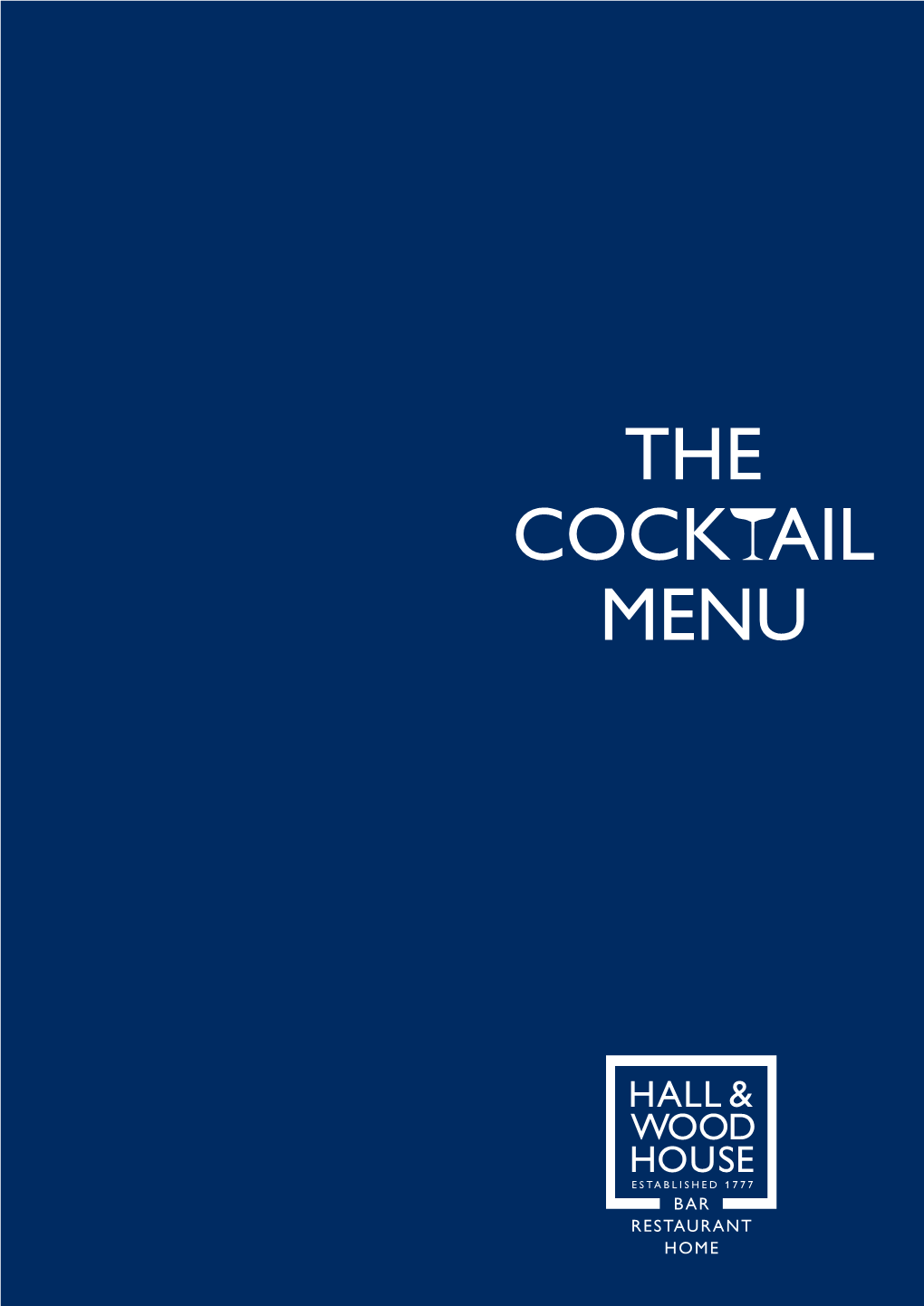 Cocktail Menu