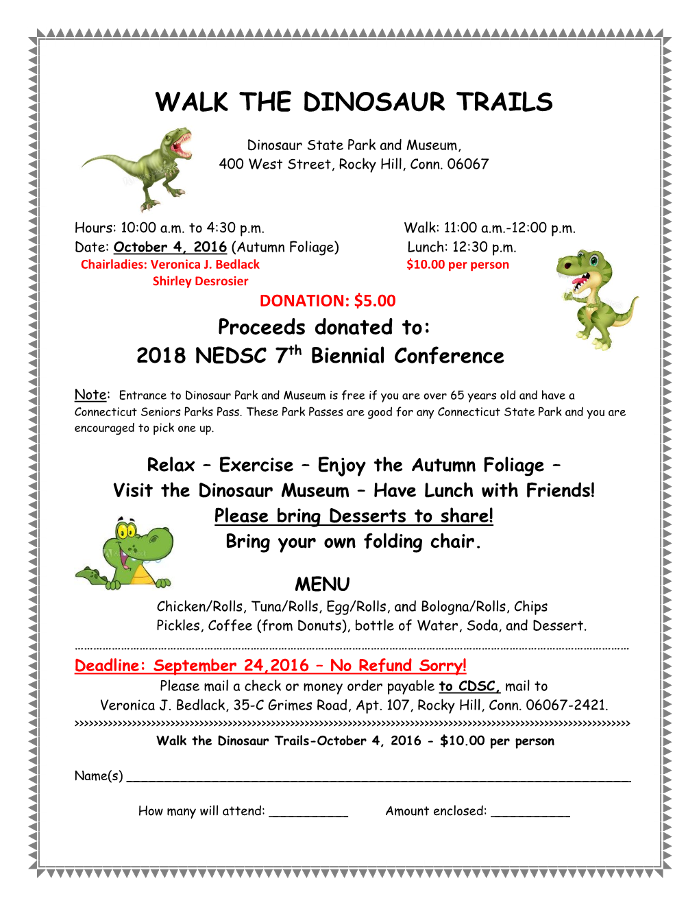 Walk the Dinosaur Trails