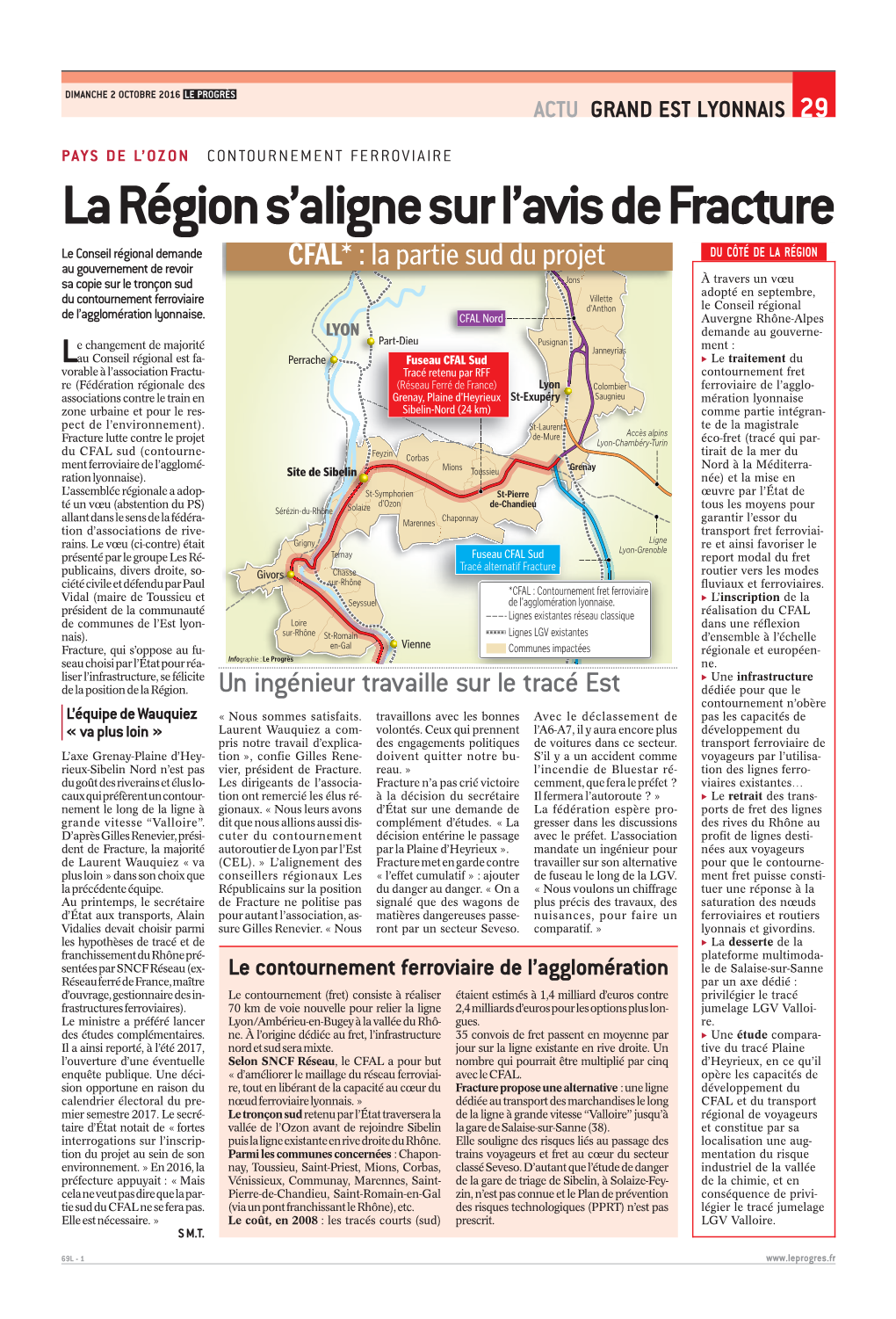 La Région S'aligne Sur L'avis De Fracture