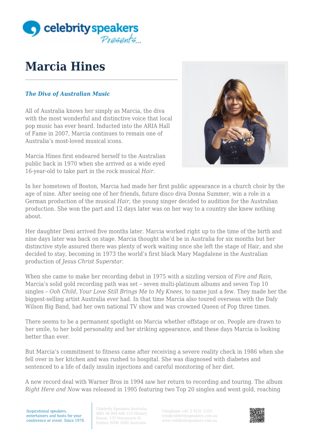 Marcia Hines