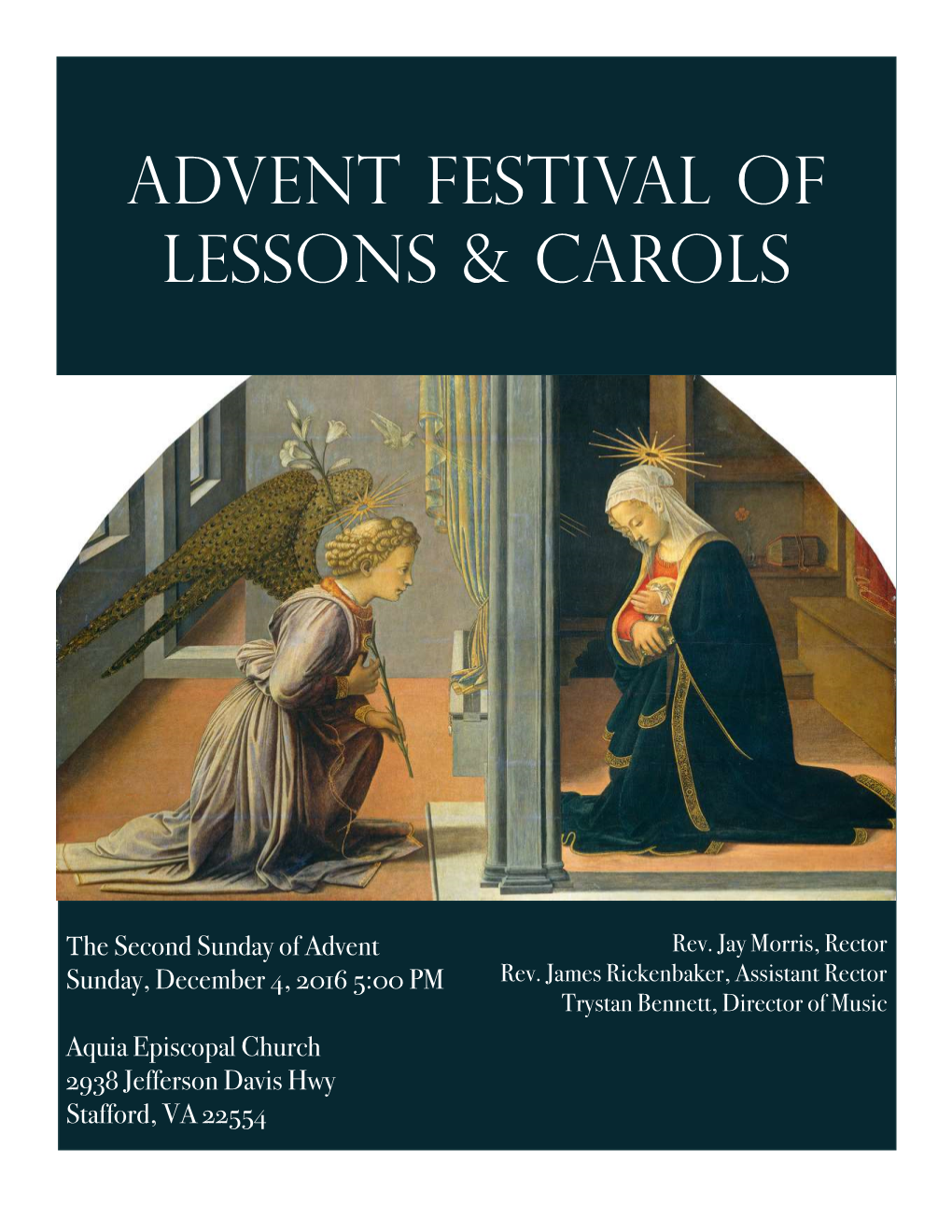 Advent Carol Service