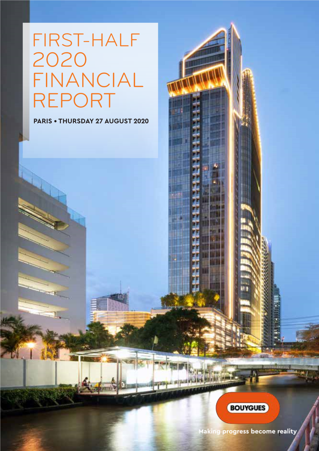 2020 Financial Report Paris • Thursday 27 August 2020