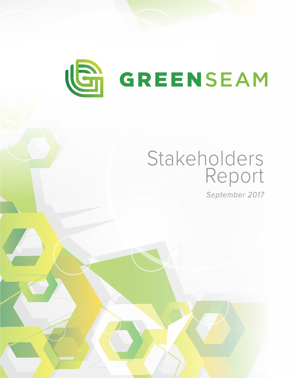 Stakeholders Report September 2017 2 Greenseam.Org