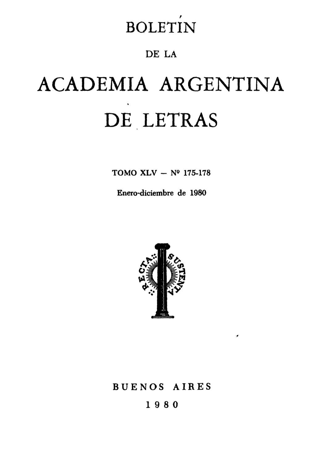 Academia Argentina De Letras