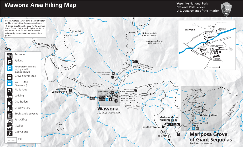 Wawona and Mariposa Grove Hiking Information