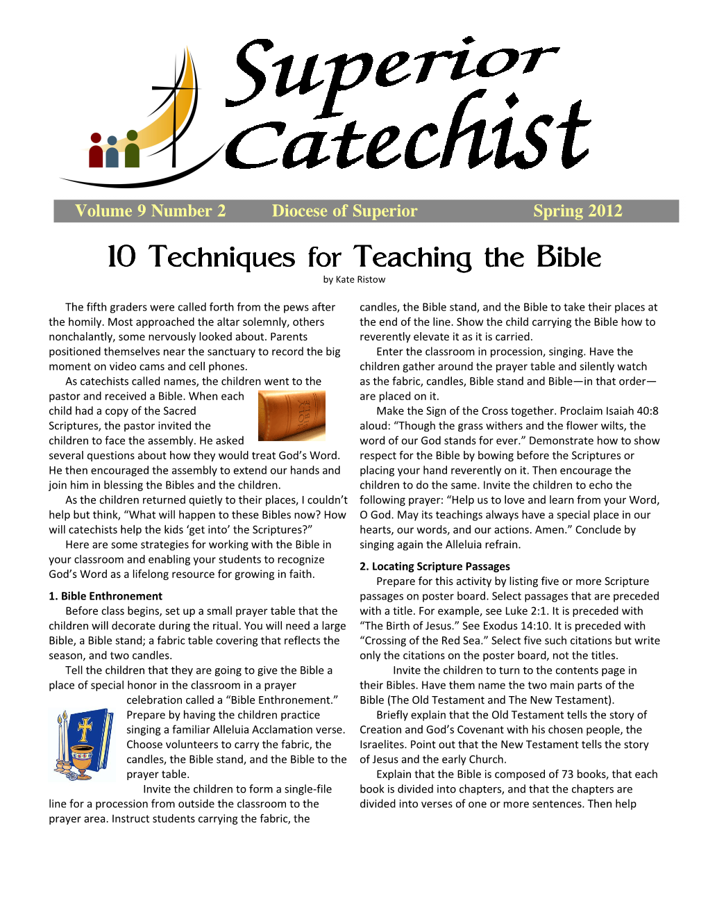 10 Techniques for Teaching the Bible 10