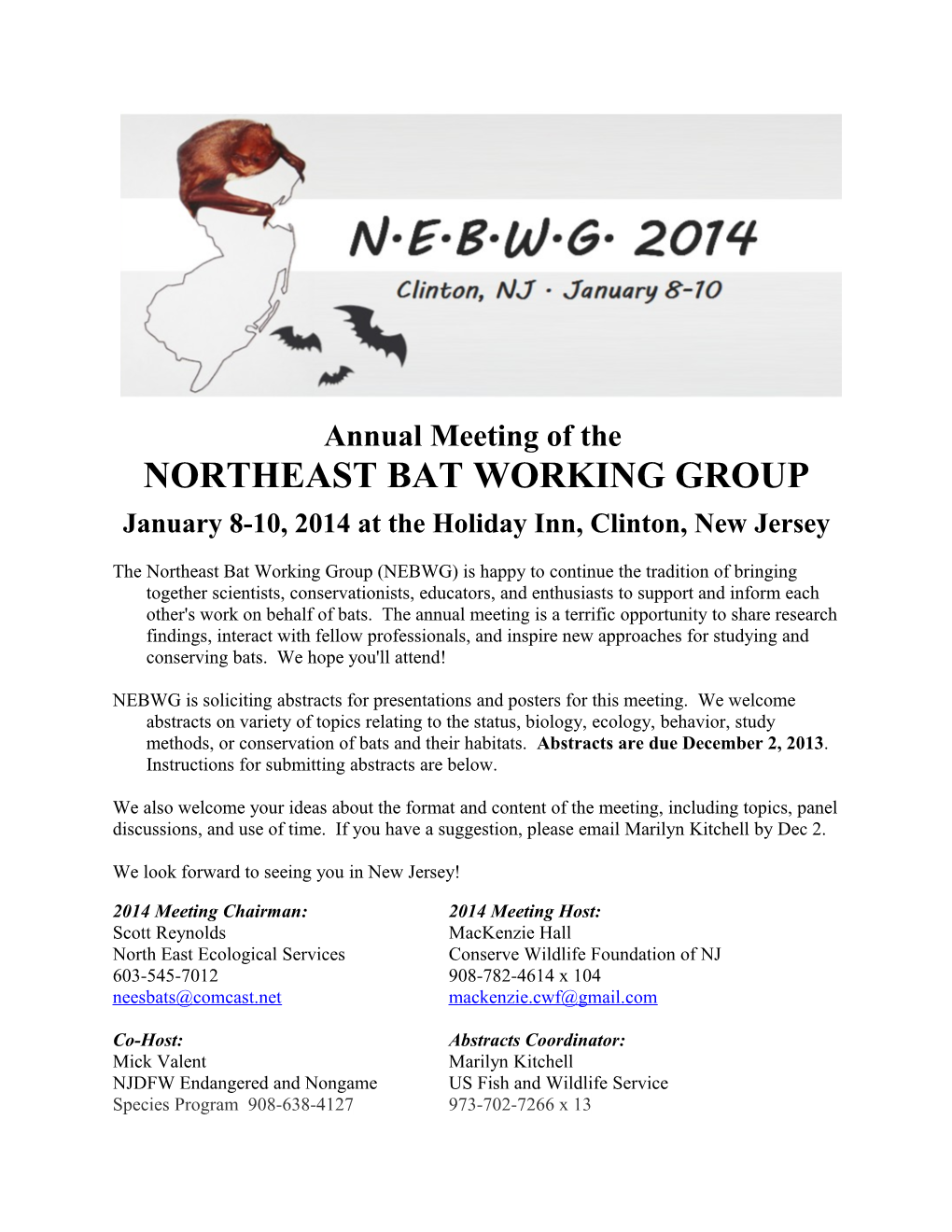 Northeast Bat Working Group