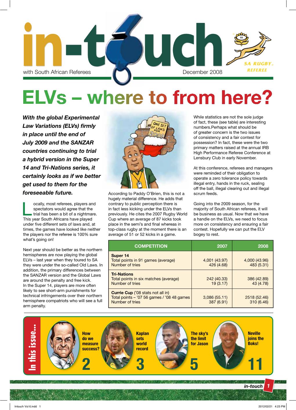 Elvs – Where to from Here?