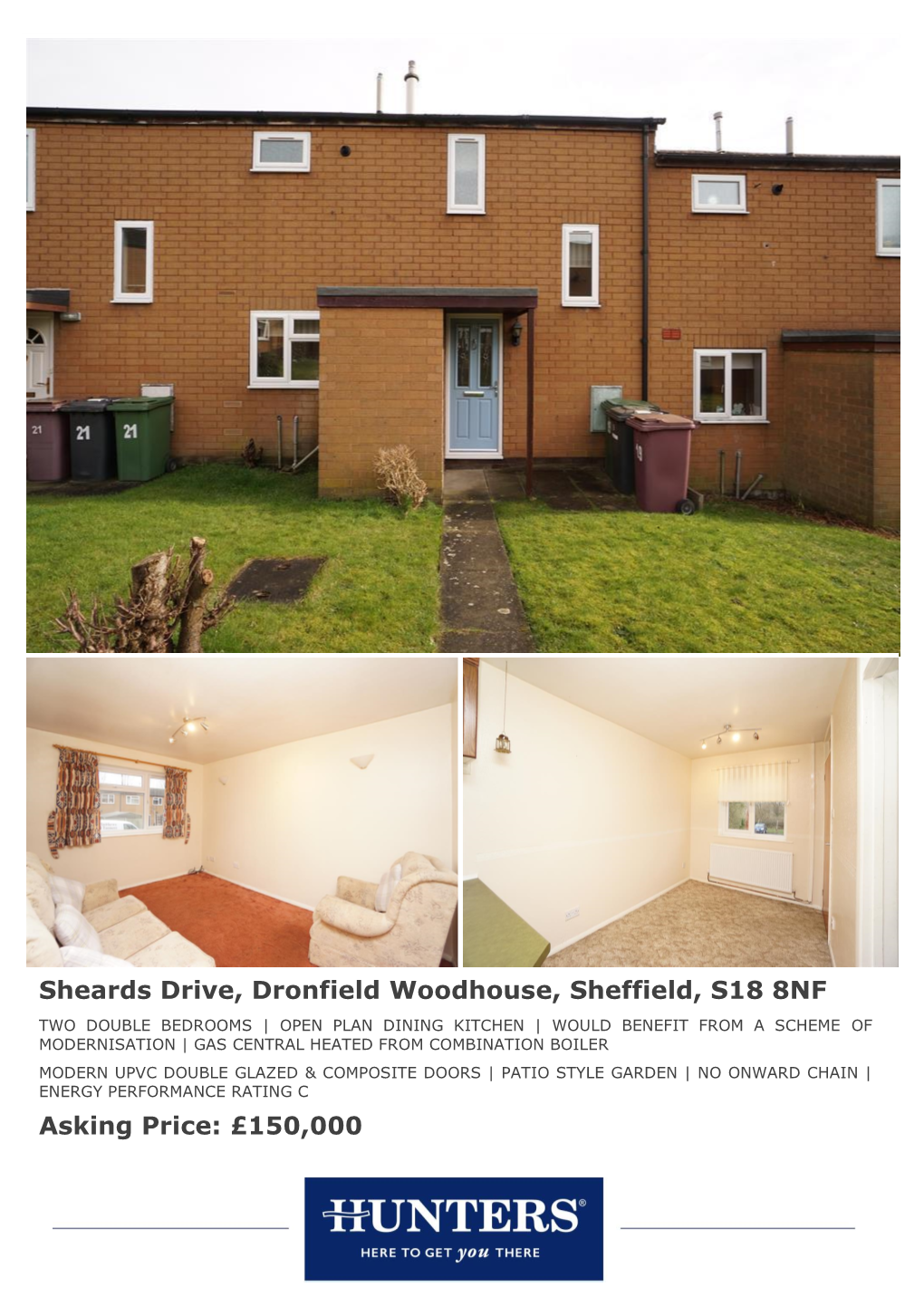 Sheards Drive, Dronfield Woodhouse, Sheffield, S18 8NF Asking Price