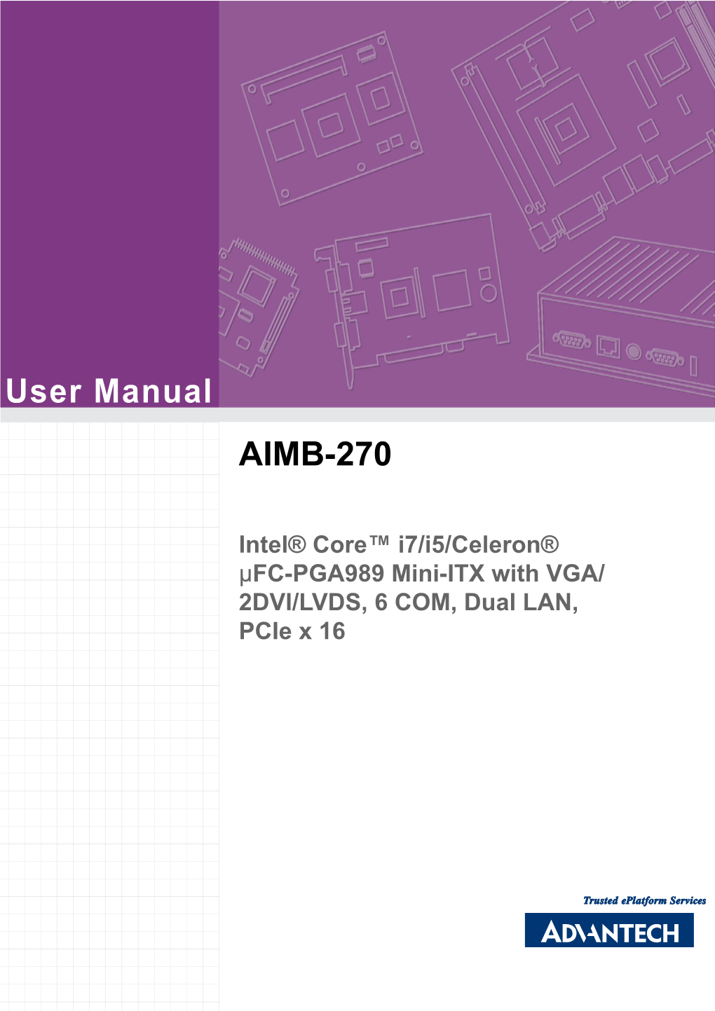 User Manual AIMB-270