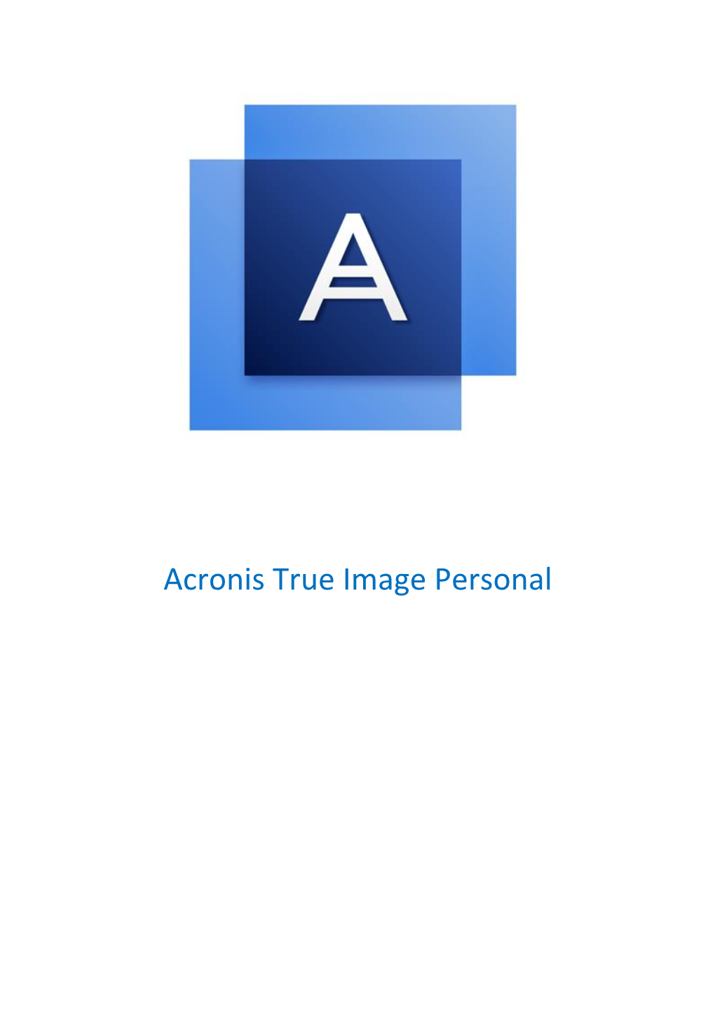 Acronis True Image Personal