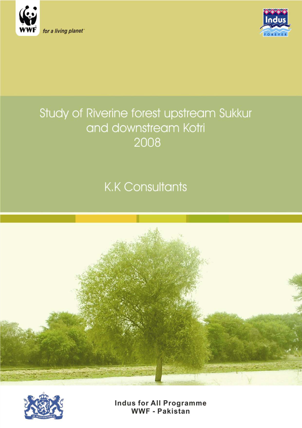 Study of Riverine Forest Upstream Sukkur and Downstream Kotri - 2008