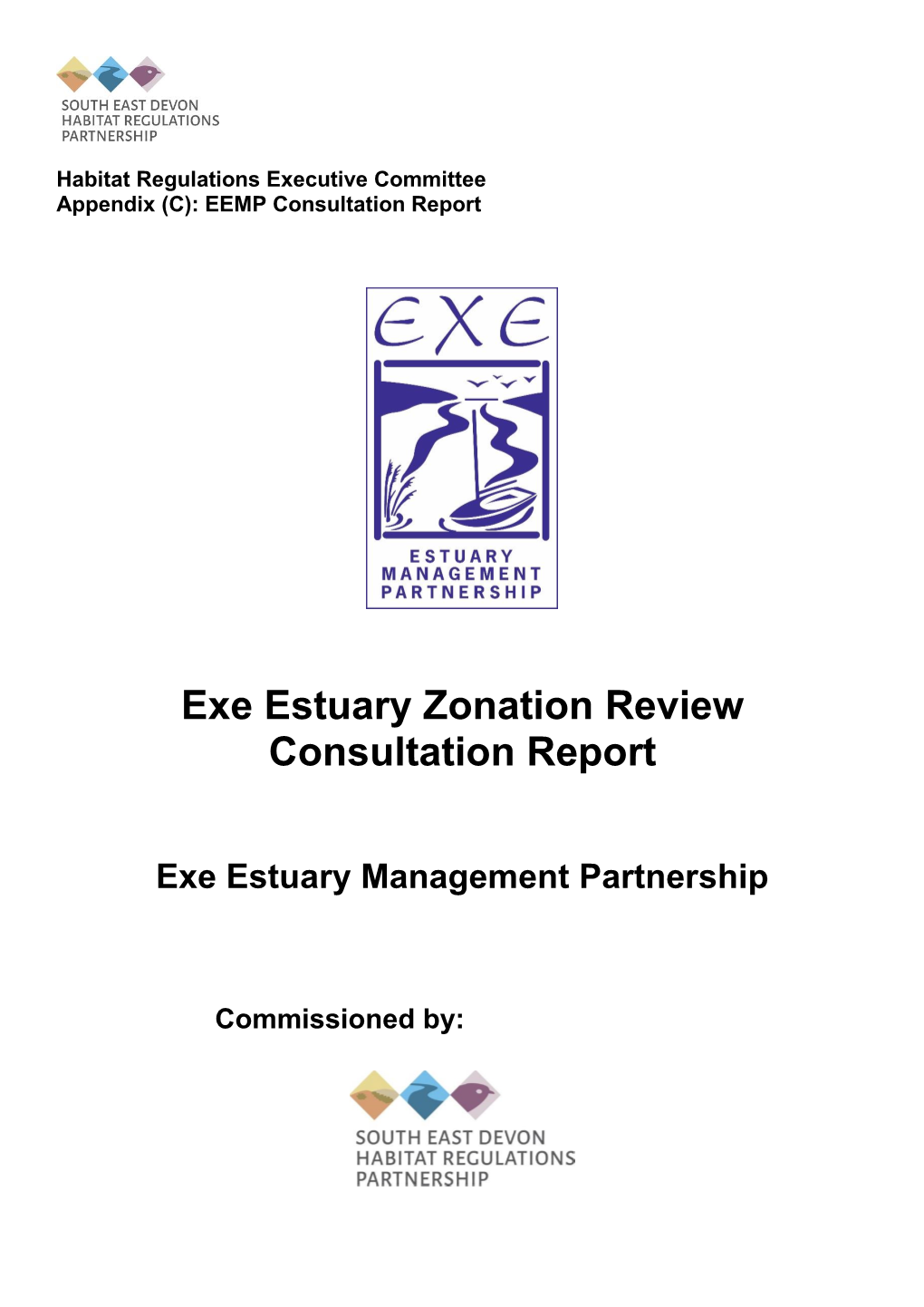 Exe Estuary Zonation Review Consultation Report