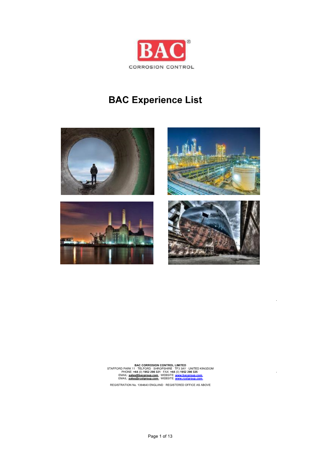 Experience List