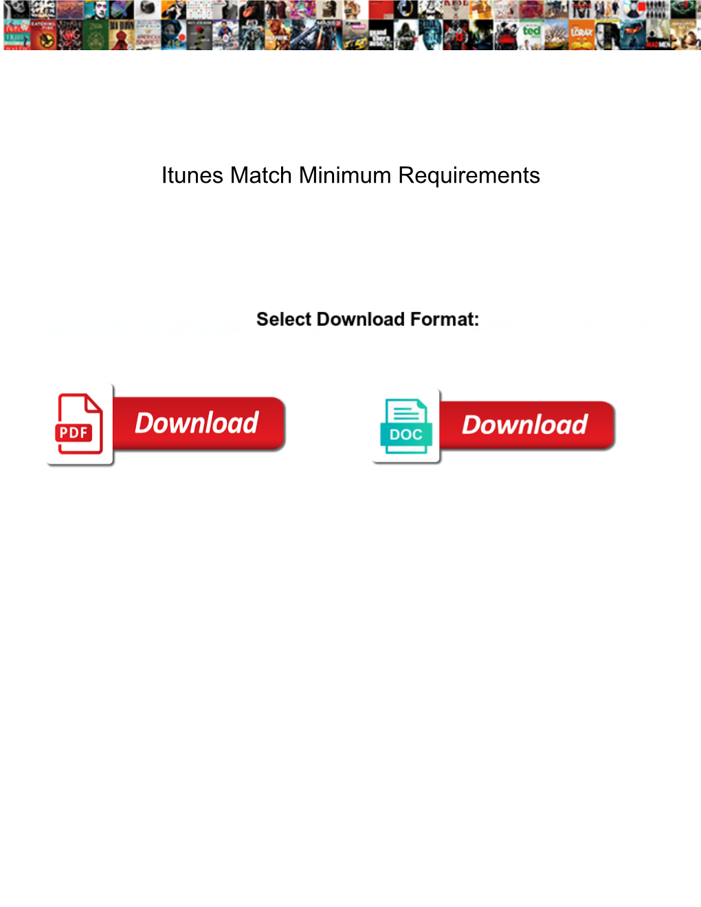 Itunes Match Minimum Requirements