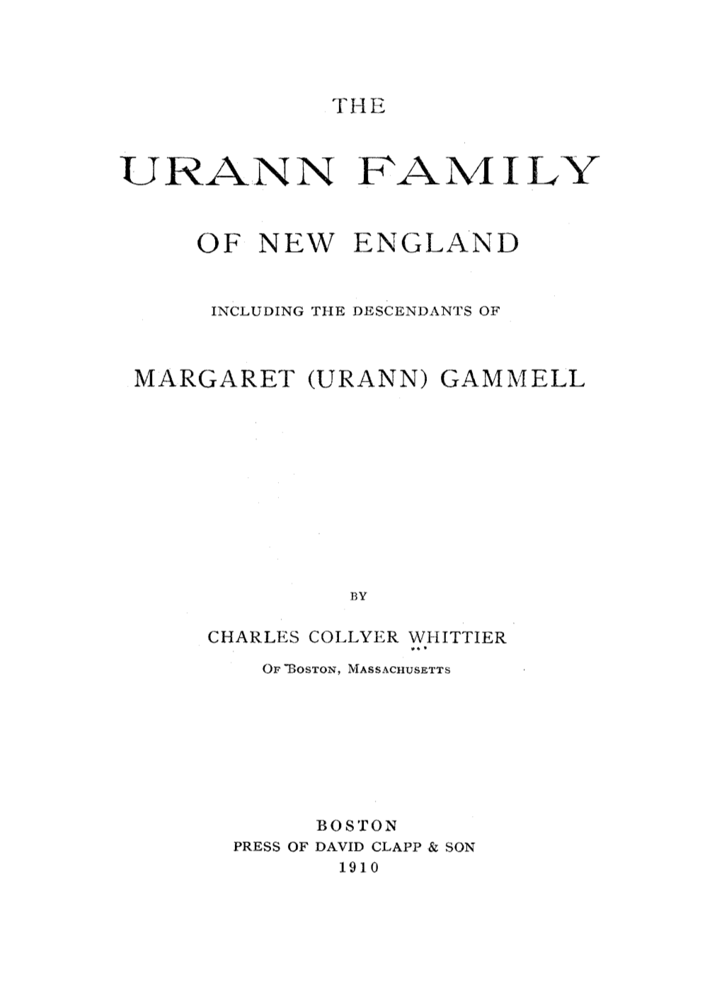 Urann Family