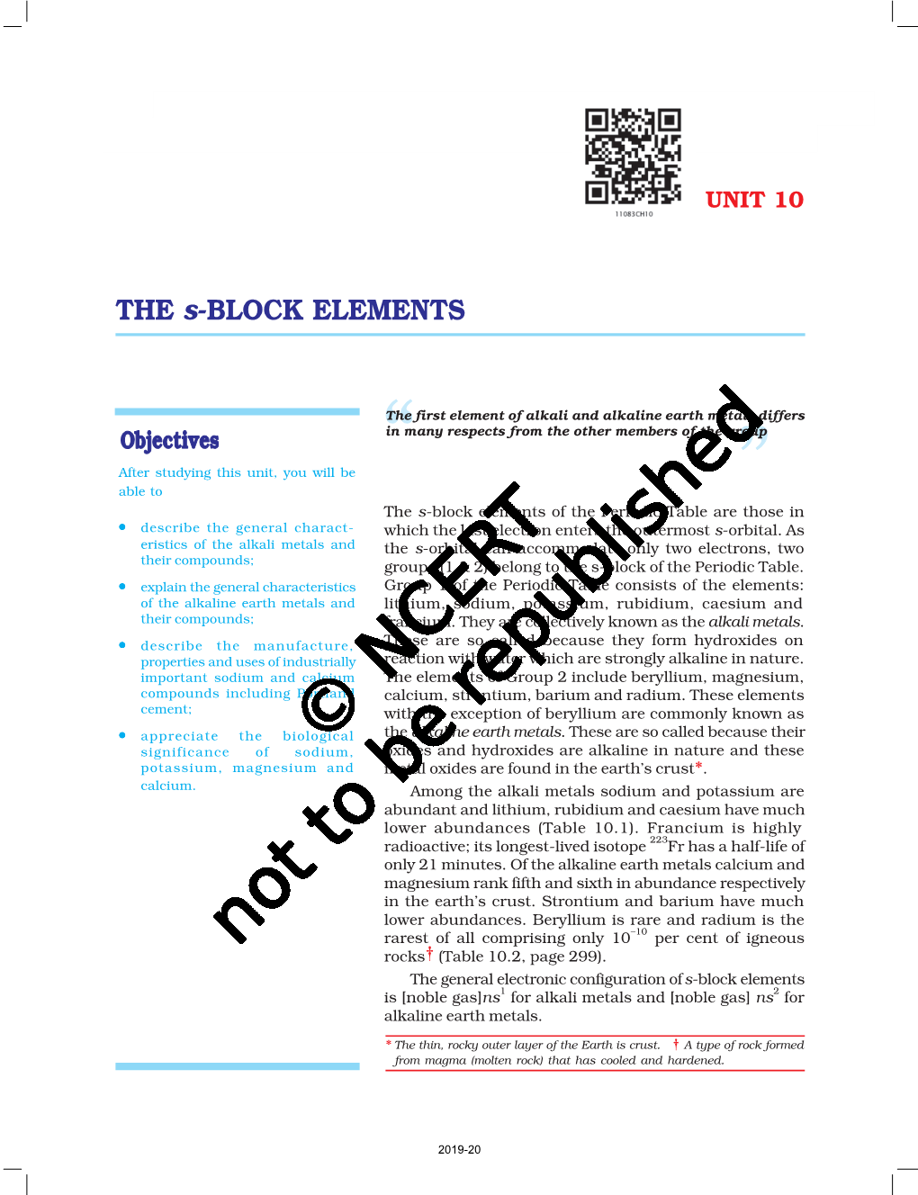 THE S-BLOCK ELEMENTS 299