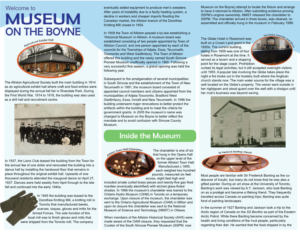 Museum on the Boyne Brochure Copy