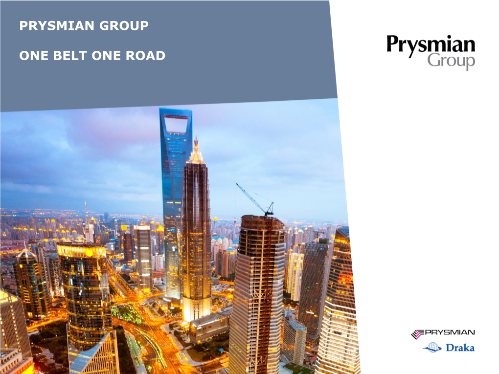 Prysmian Group in China