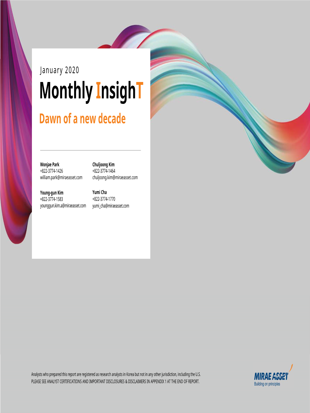 Monthly Insight Dawn of a New Decade
