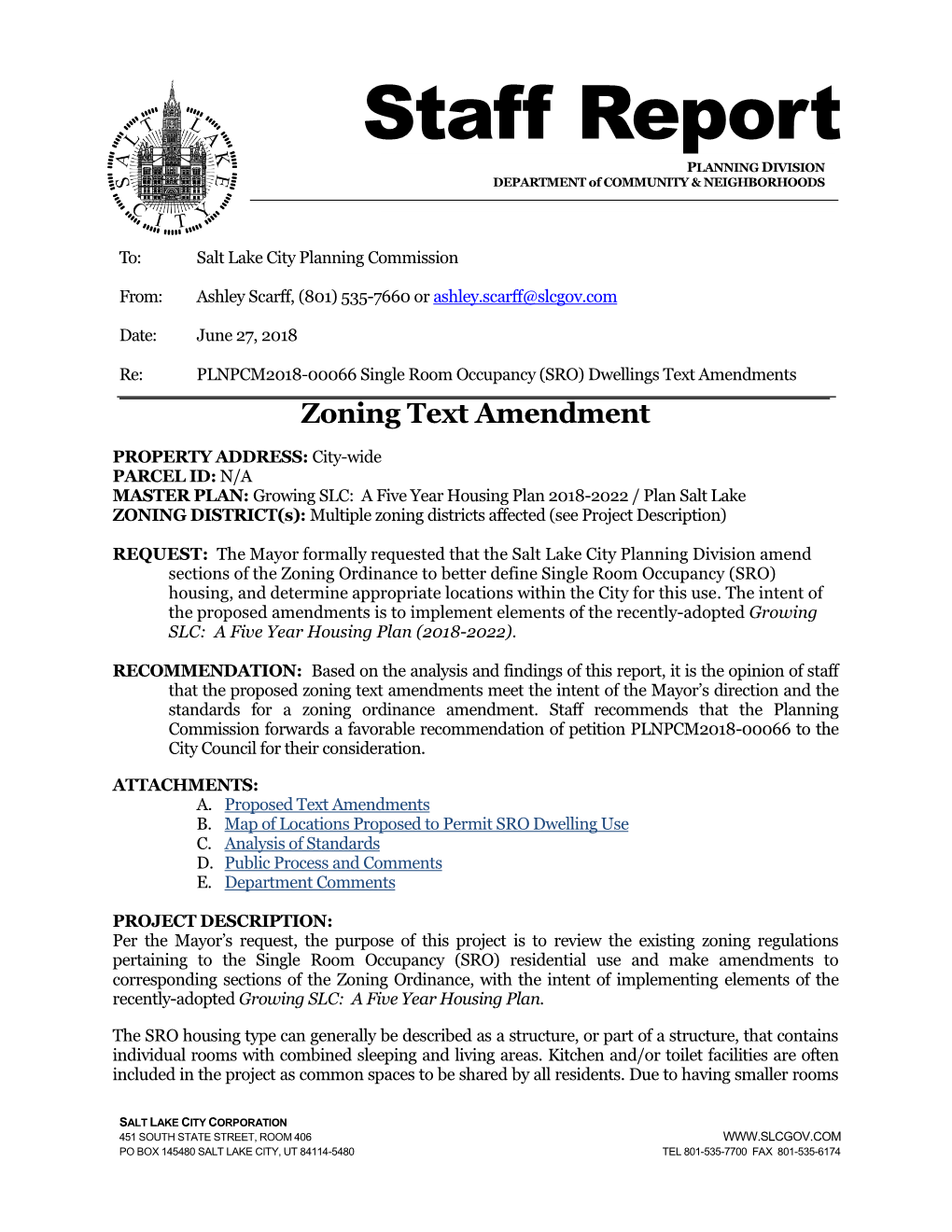 Zoning Text Amendment