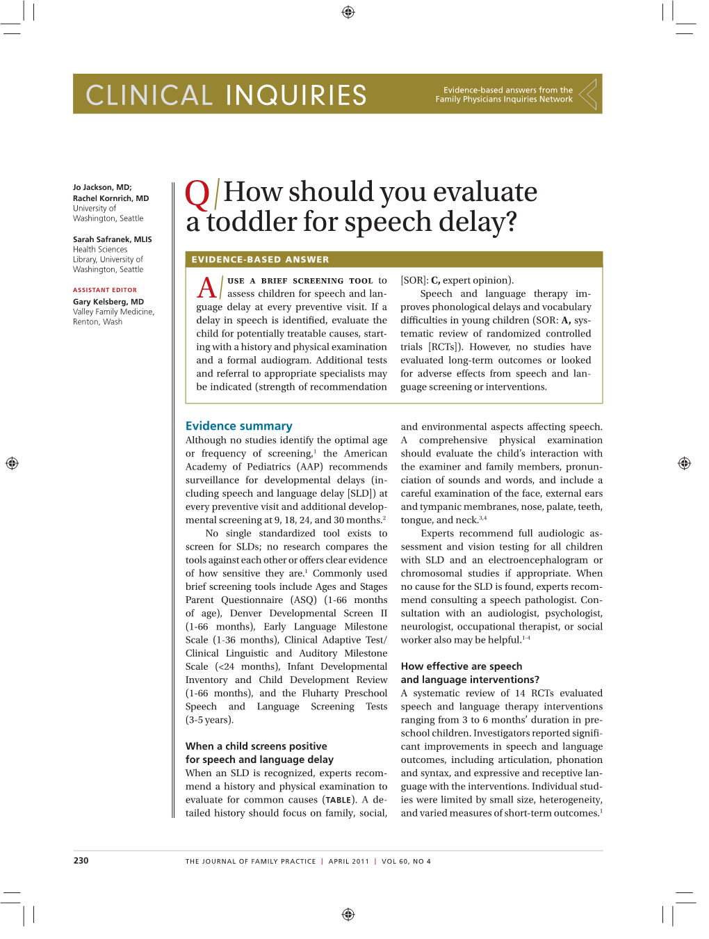 How Should You Evaluate a Toddler for Speech Delay?