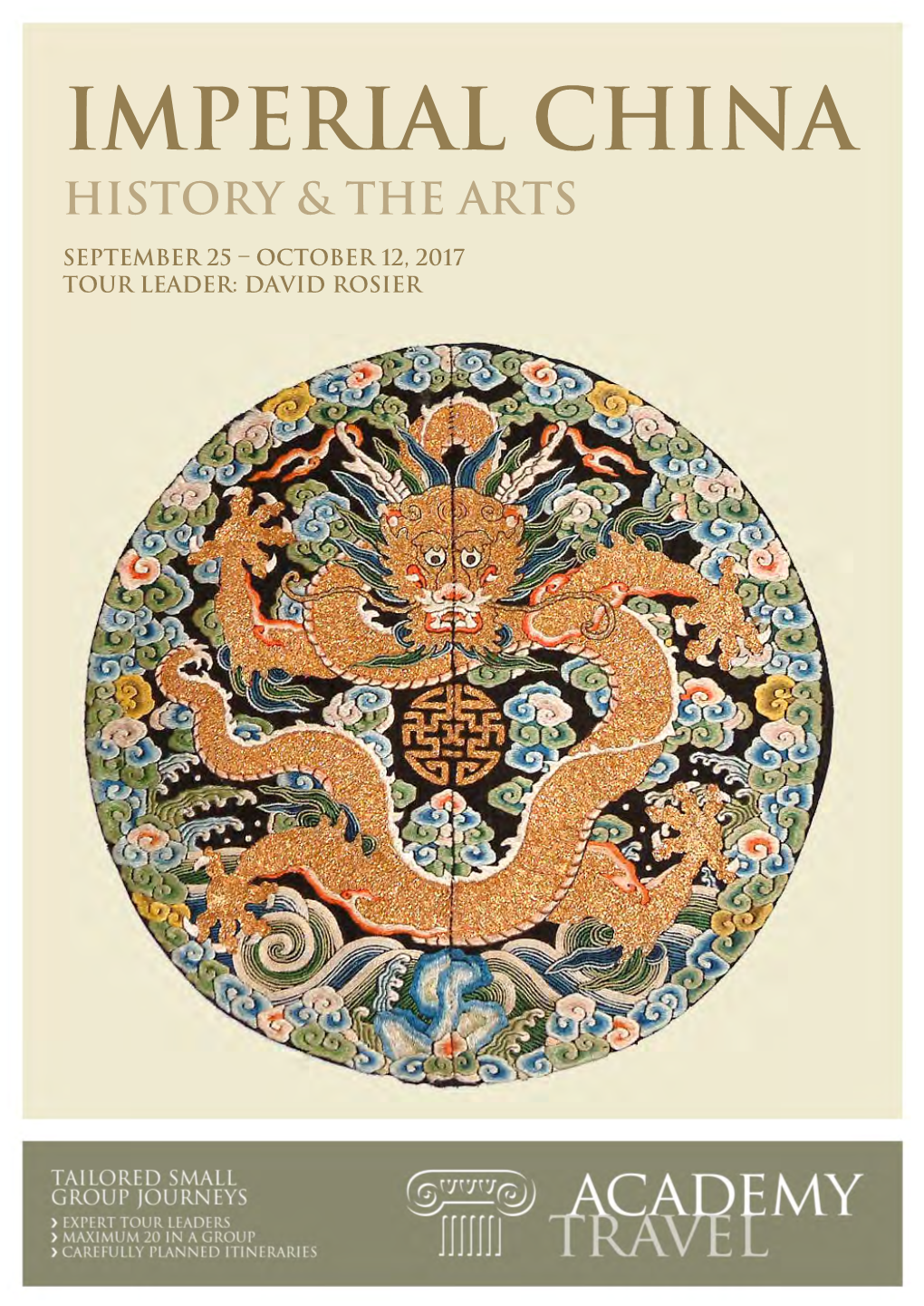 Imperial China History & the Arts