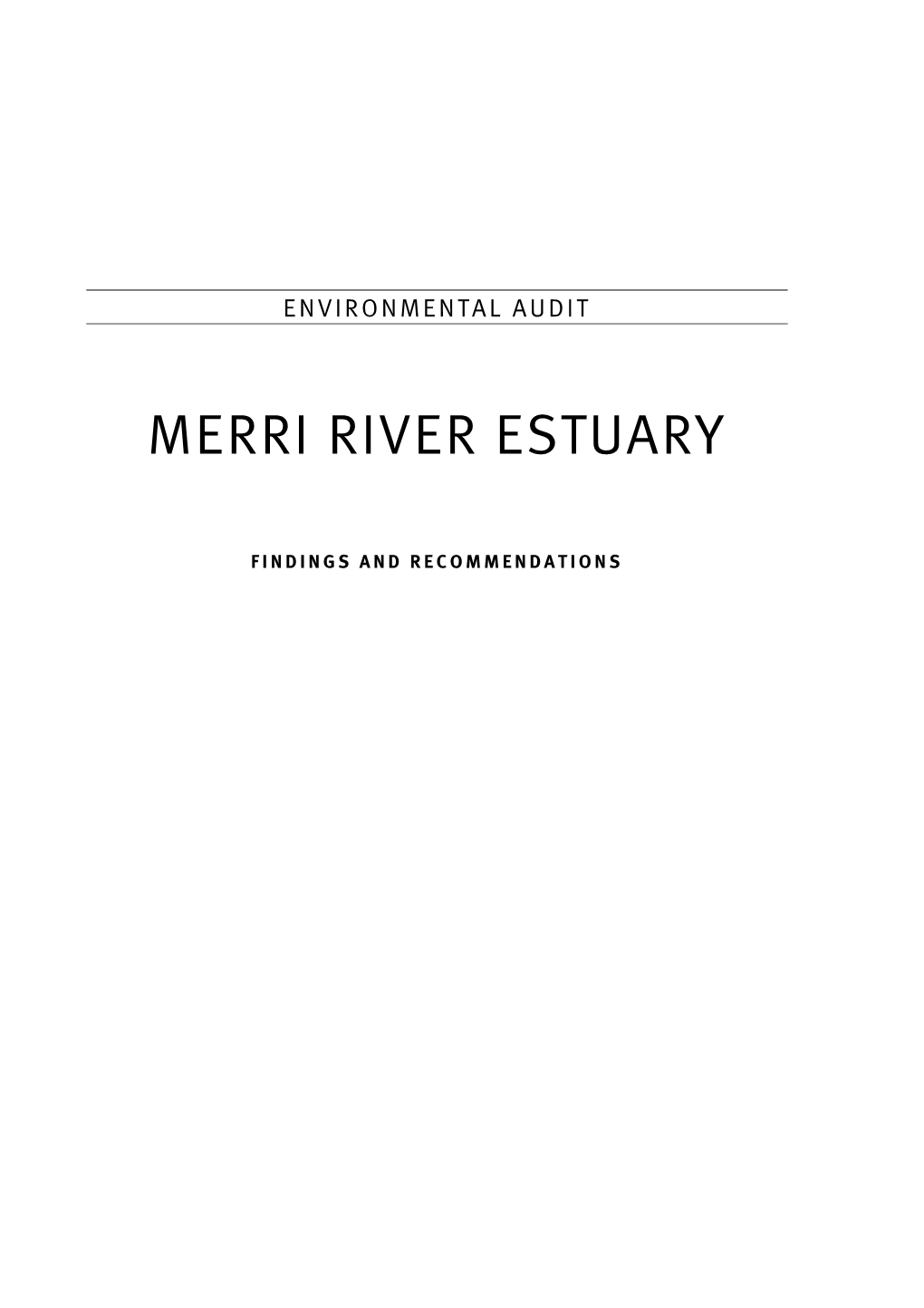 Merri River Estuary